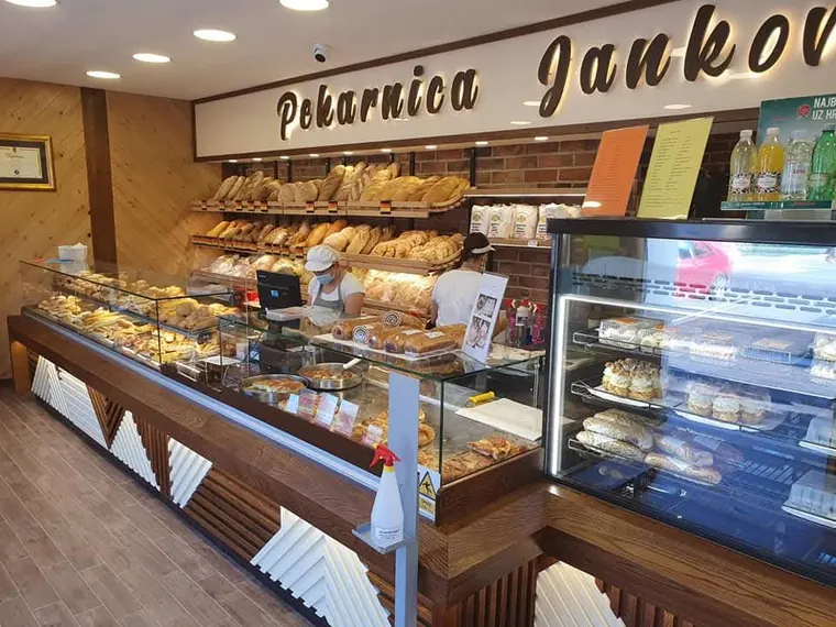 Unutrašnjost pekarnice u Sibinju